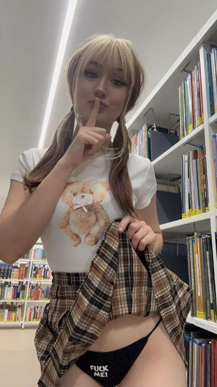 I am waiting for you to pull my panties down