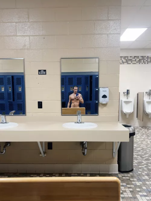 I love showing off after a workout