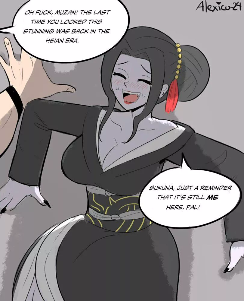 I recognize you, a villain I hadn't seen in centuries. And you were still doing the same ol' ruse of shapeshifting into a female. What? Of course I know it's still you in there, that's exactly why I'm going to teach you a lesson. (RP)