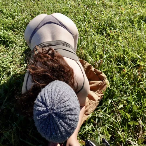 I wait for you like this in your garden