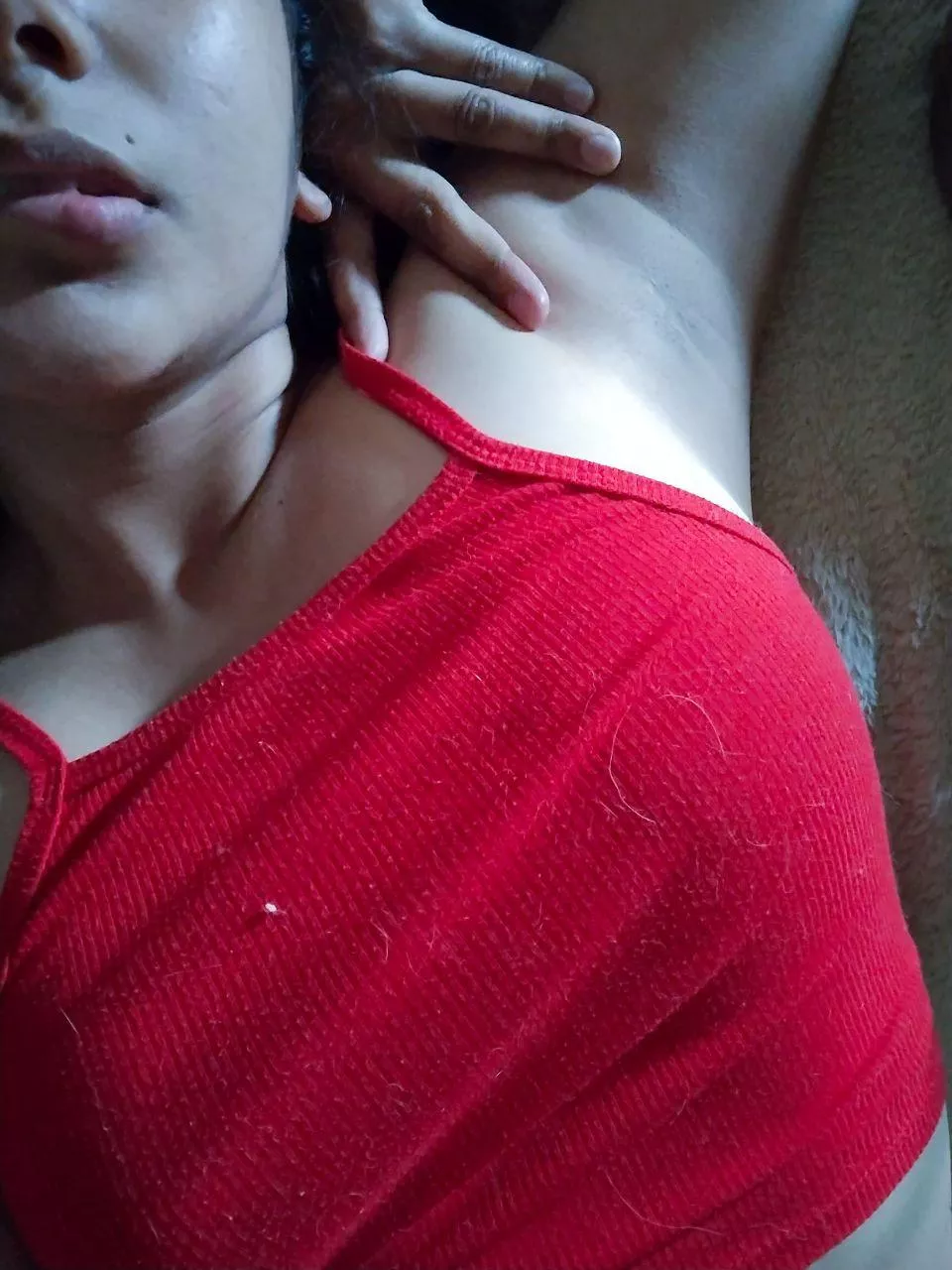 I wish a soft tongue would run across my skin right now.