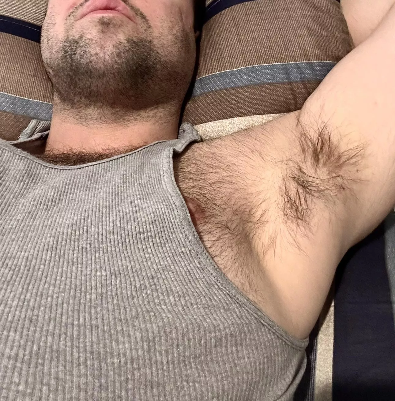 I wish you could smell my sweaty hairy pits right now 😮‍💨