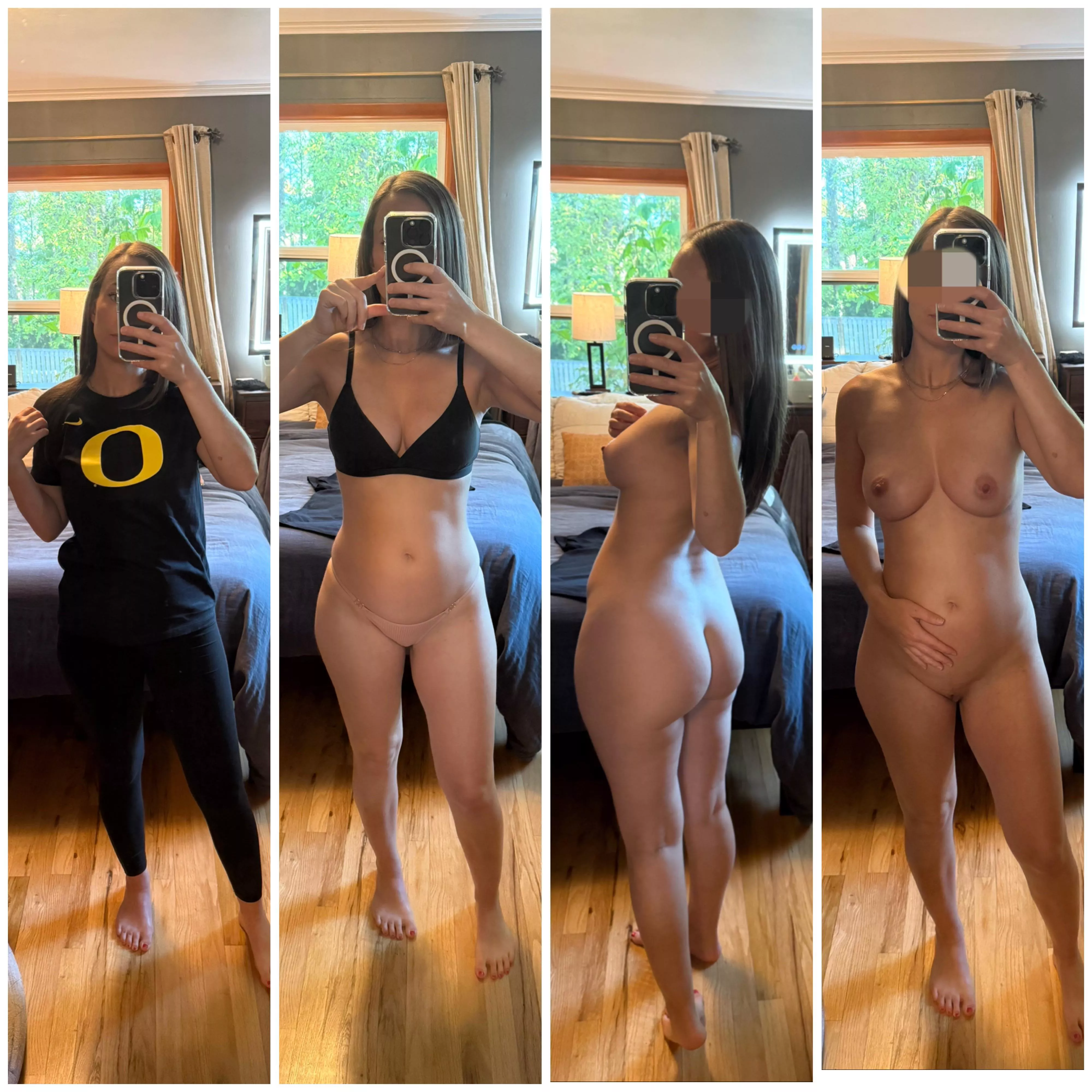 I’d love to stay naked, but I guess I need to wear clothes. 