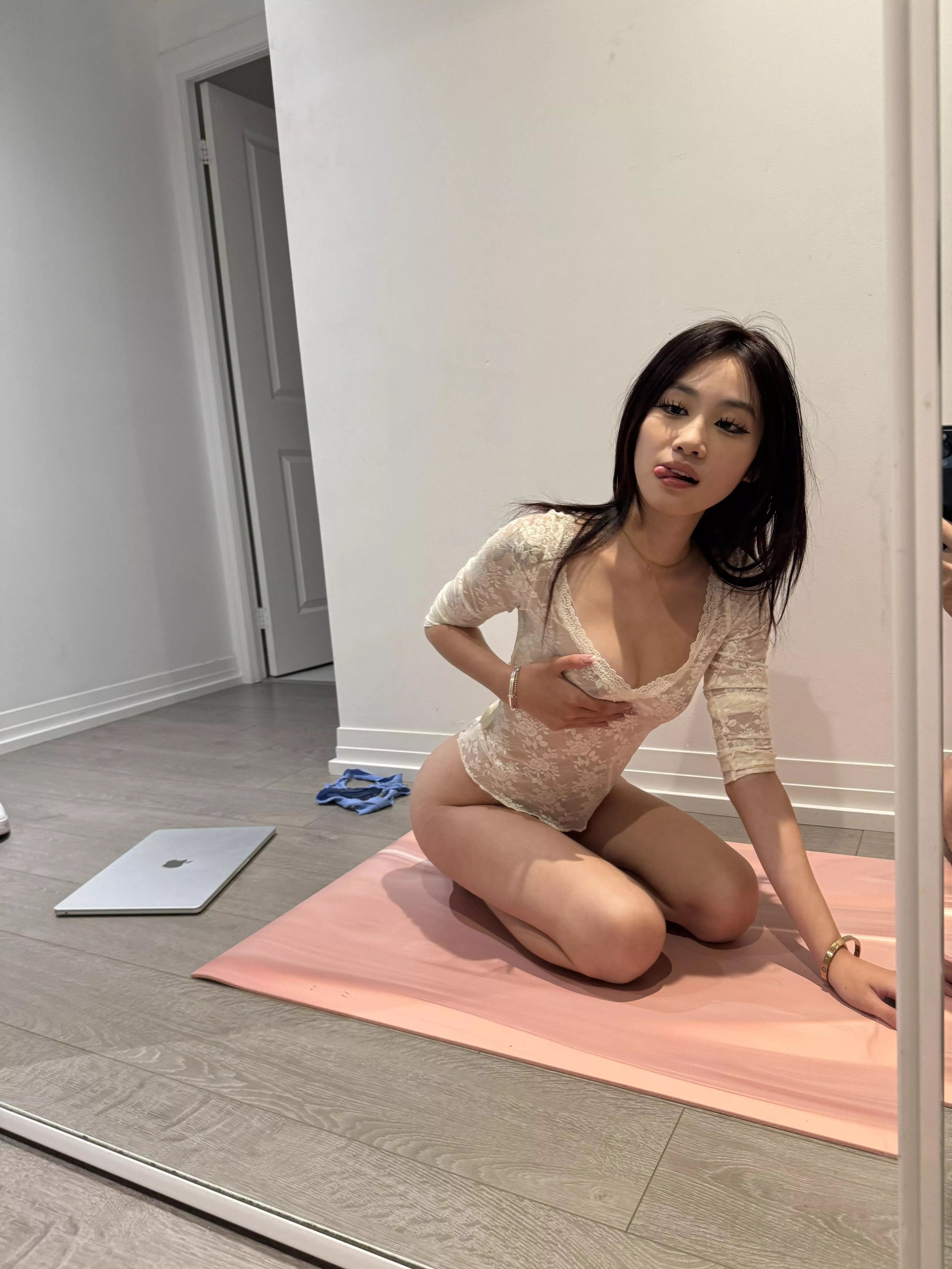 imagine im in your room naked, whats the first thing you do?