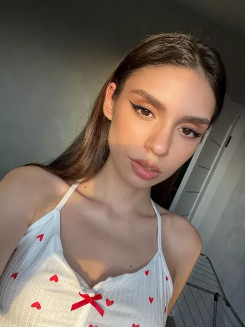 In this top I can be cozy and seductive at the same time.