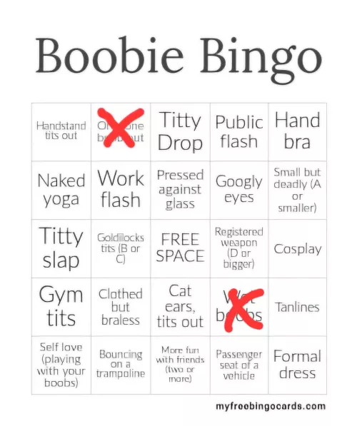 Ladies, help me get bingo