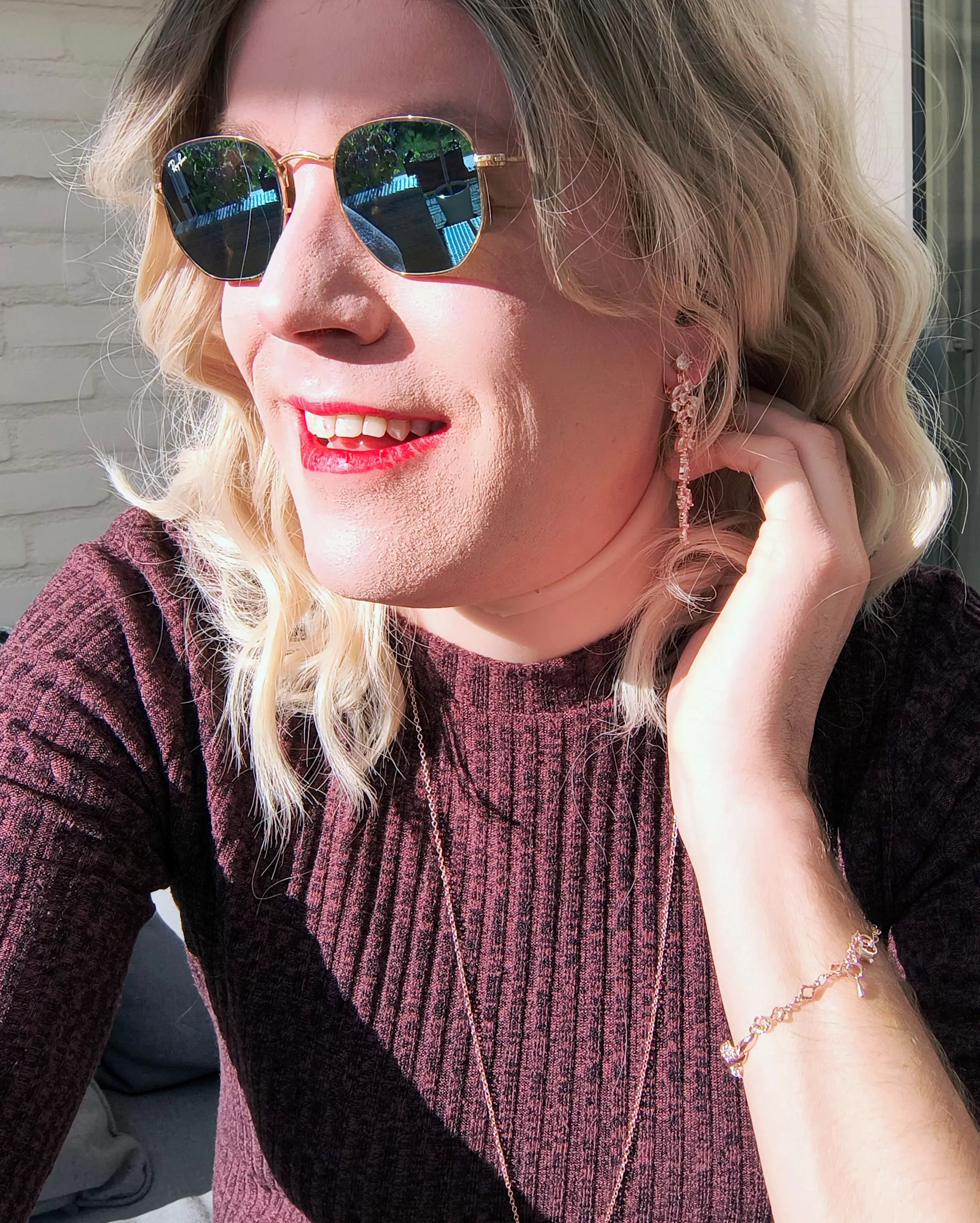 Lekker genieten van het herfst zonnetje 