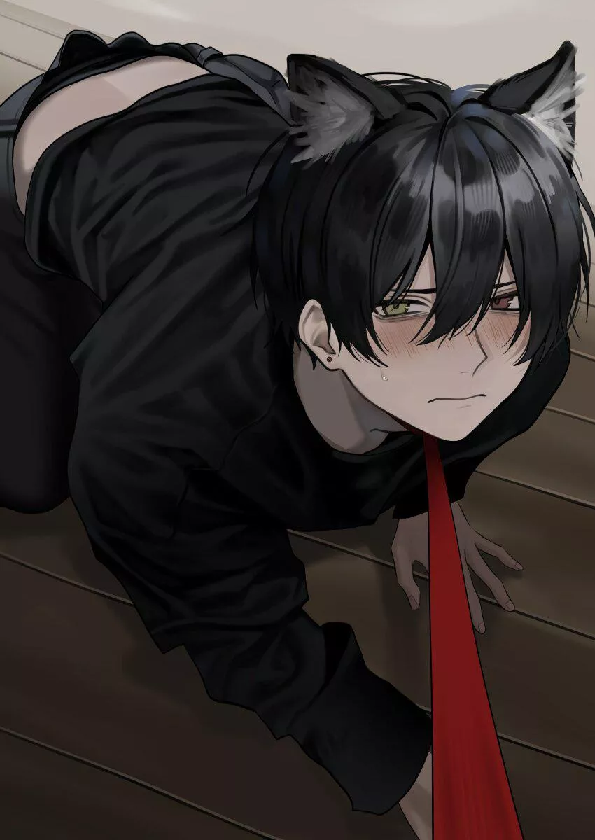 [M4A] Your newly catboy awaits to serve, master.. uhh.. nyaaa~ did I do it right?