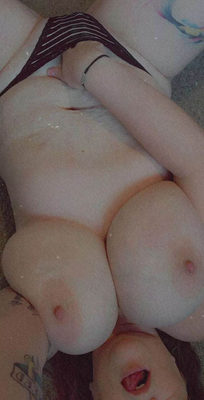 Milk filled MILF tits