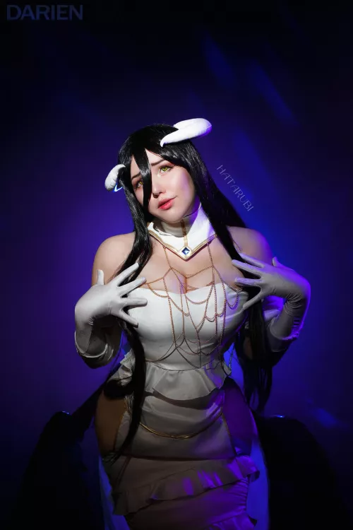 My Albedo cosplay from anime Overlord 🖤 (by Hatarubi)