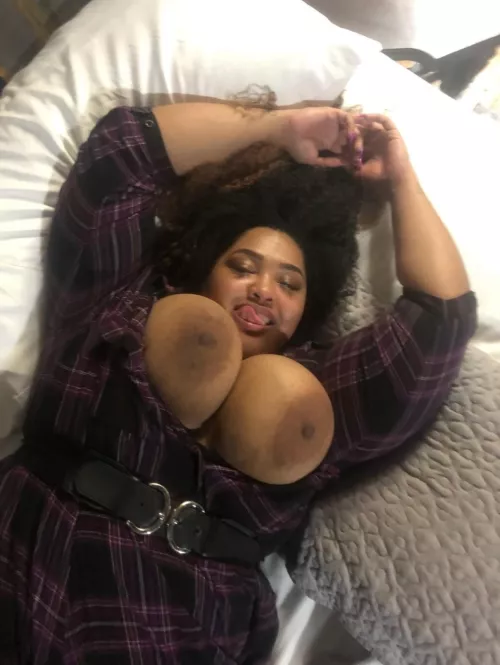 My big brown nipples