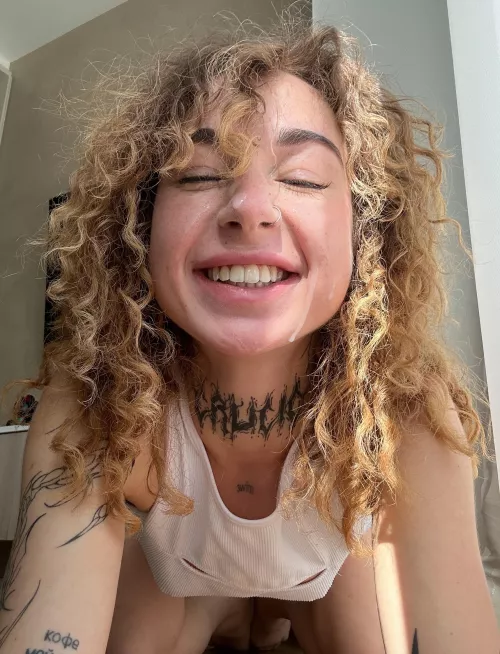 my blowjob is a delight, you can see in the photo the result of such practice