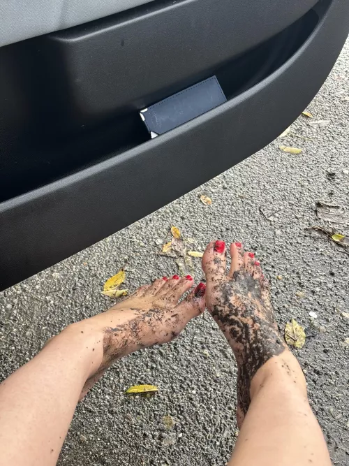 my dirty halloween feet