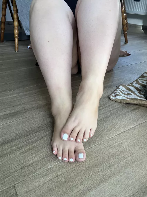 My first time with white toes 