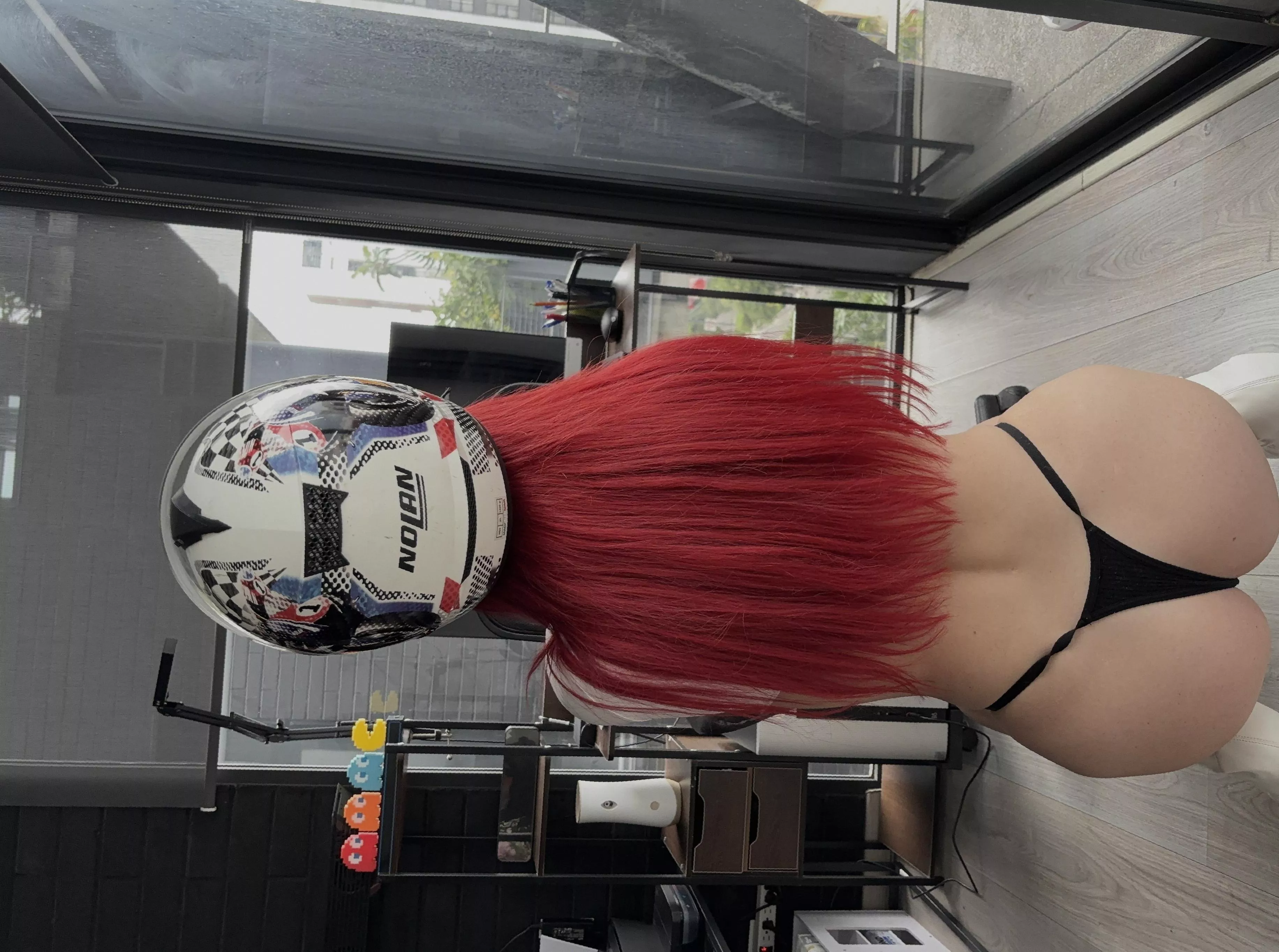 my lips are cherry red and ready for action