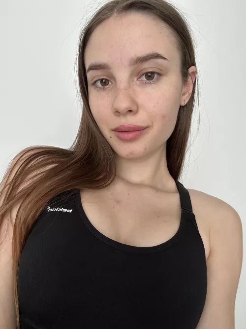 My sports top is keeping everything in place, but how long will that last