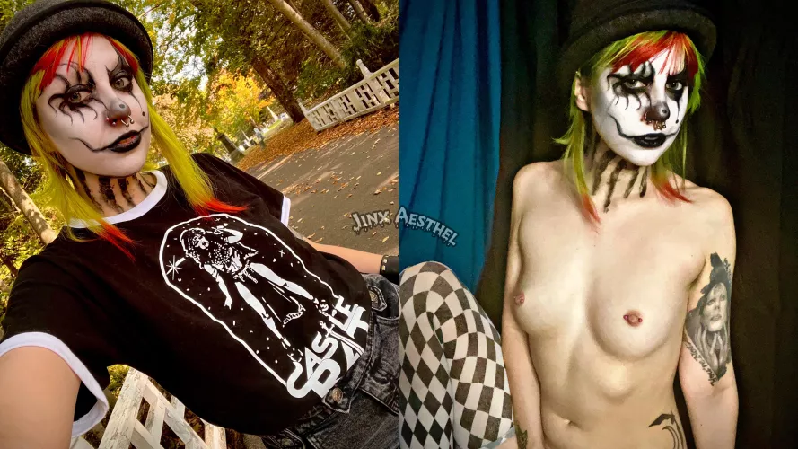 Out and about vs at home later