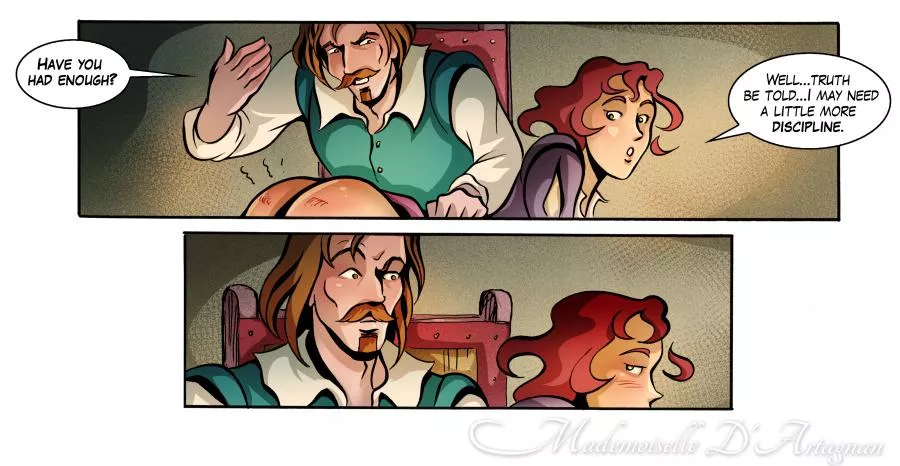 Punishment? That depends on your point of view, right? ;) [MademoiselleDArtagnan #1] (ReinaCanallaArt) 