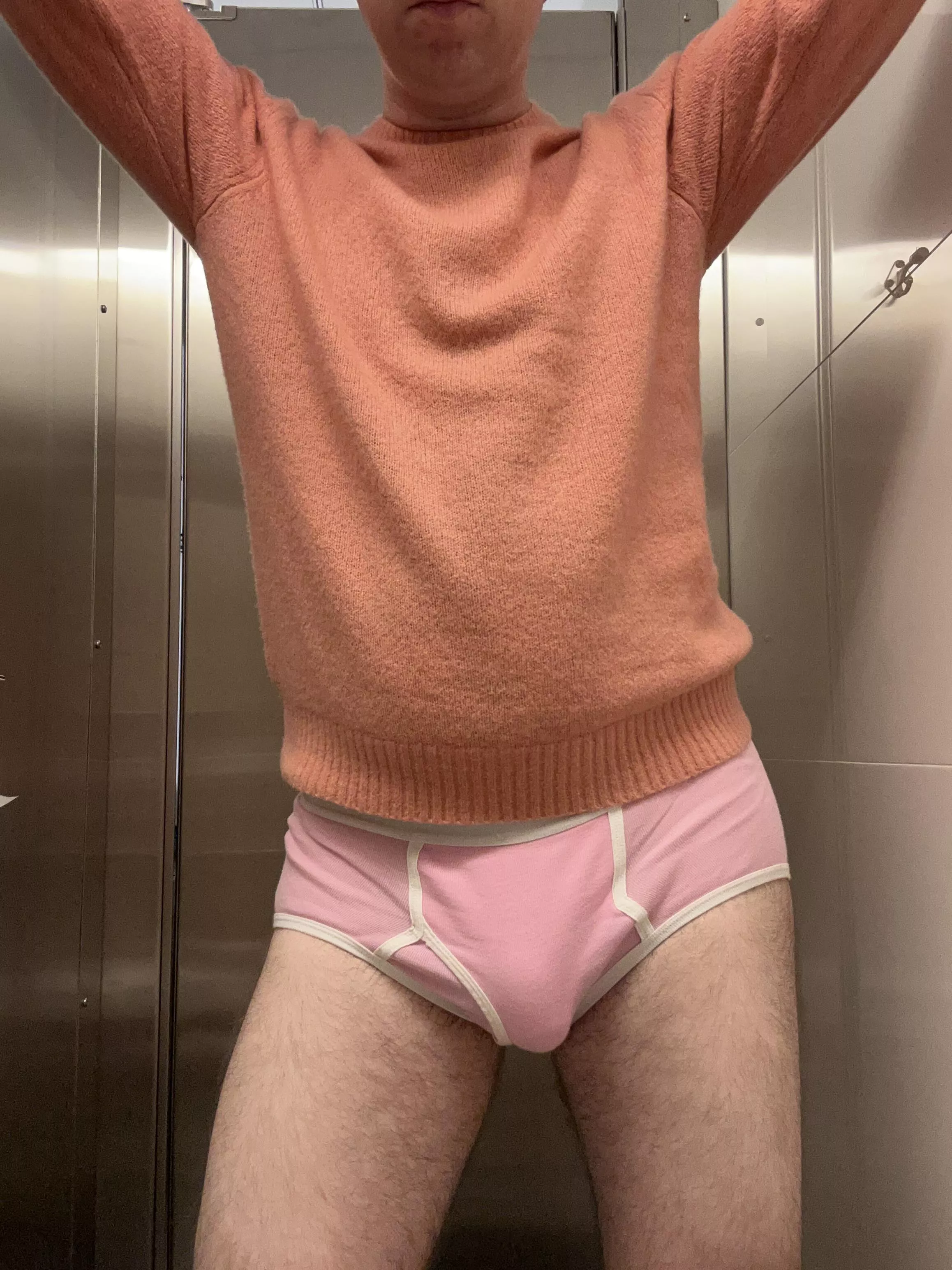 Real men wear *pink* briefs 