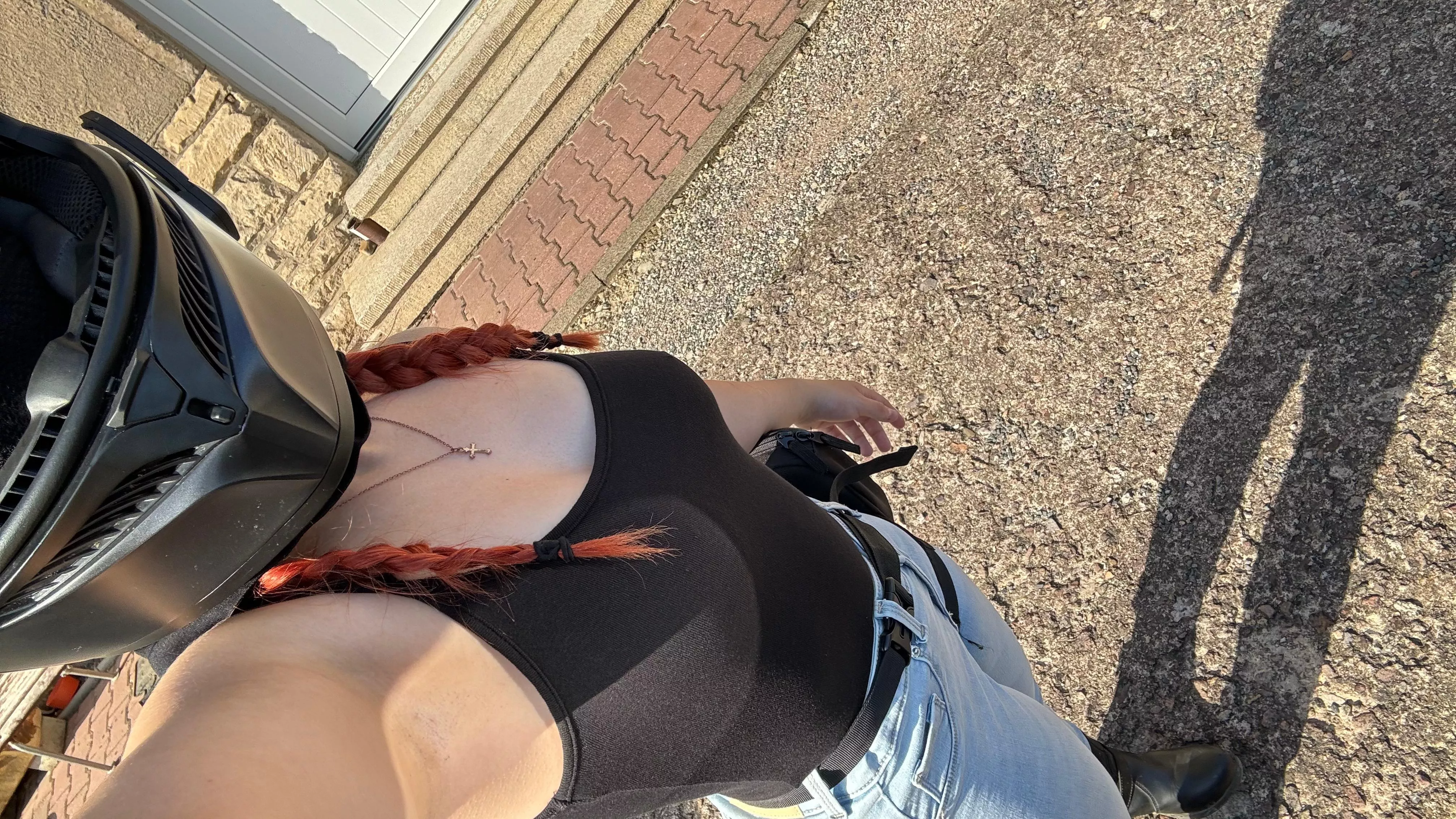 Riding in style 🏍️💖