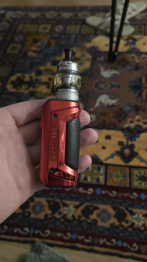 Rocking this badboi - juice sadboy custard cookie - 1.8 coil 