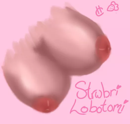 Self portrait- I like drawing tiddies 