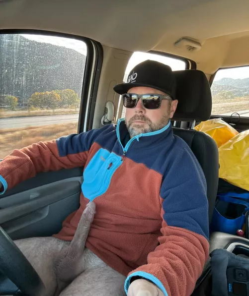 Sometimes I get bored on a long drive (M)