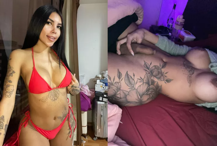 Suck my big shemale cock