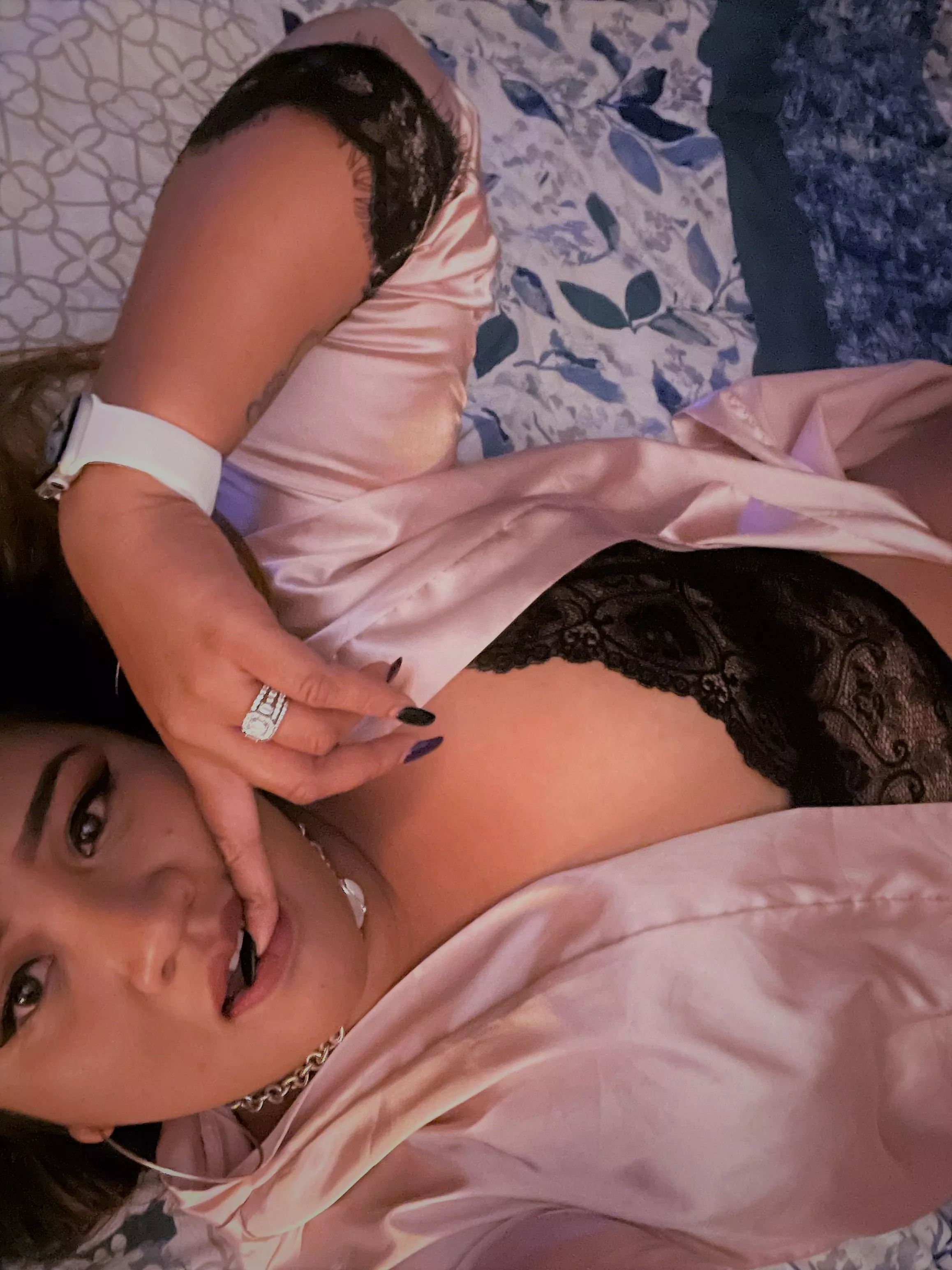 Took this after I was freshly fucked by my first BBC. Are you able to tell?