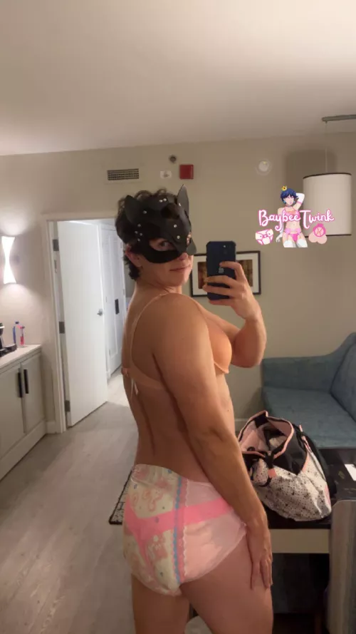 Umm diaper, umm no? Clearly I wear big girl undies🥰