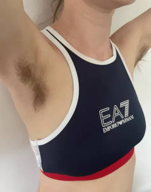 Unbelievable vegetation under my armpits.