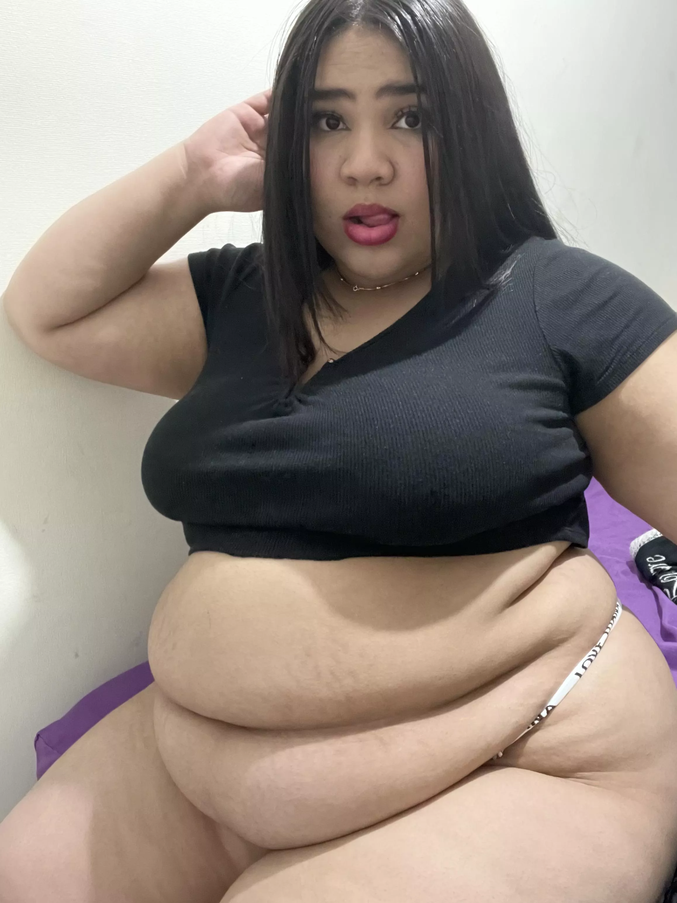 wanna rub my big and soft belly?