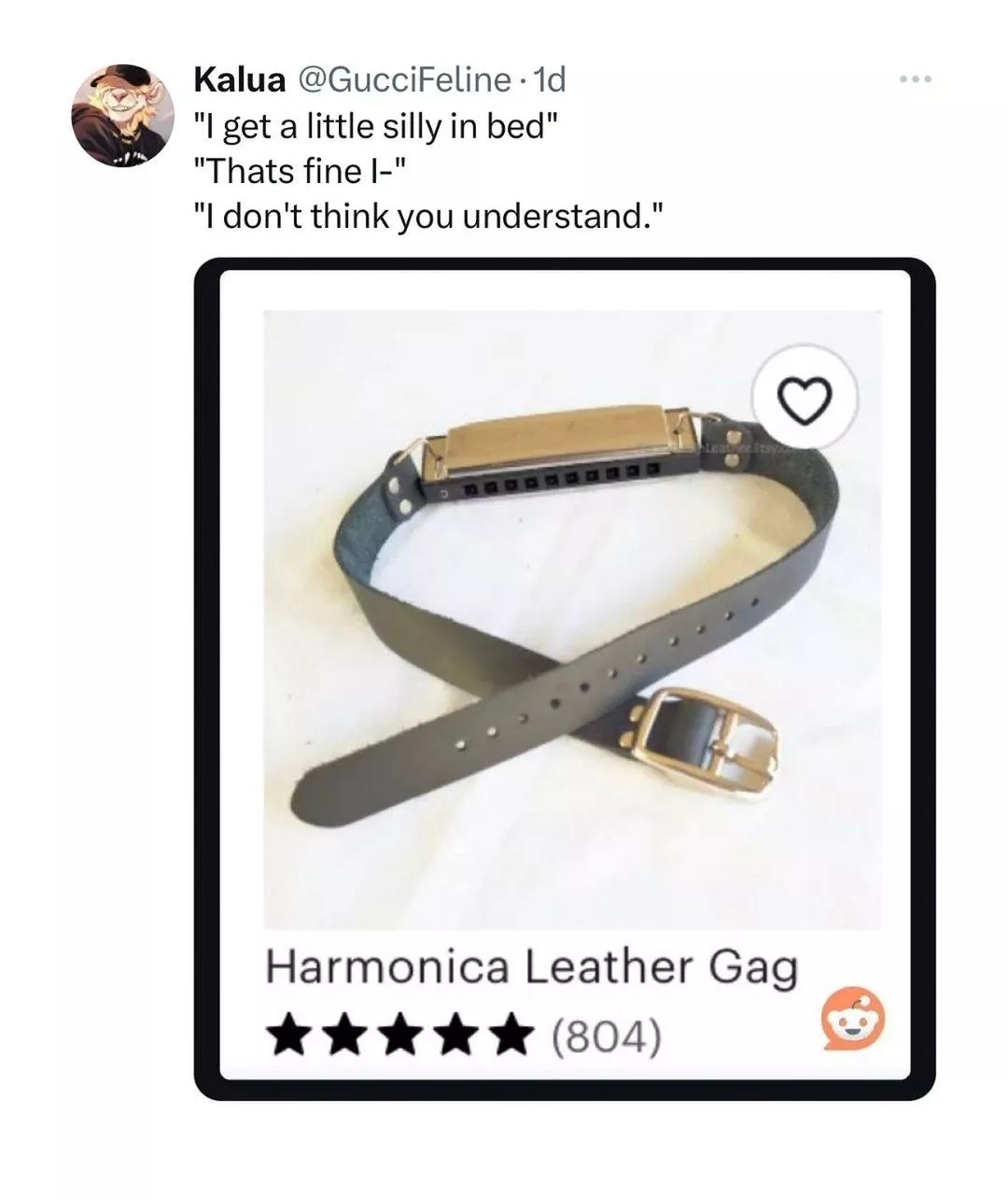 What would happen if you used a harmonica gag? 