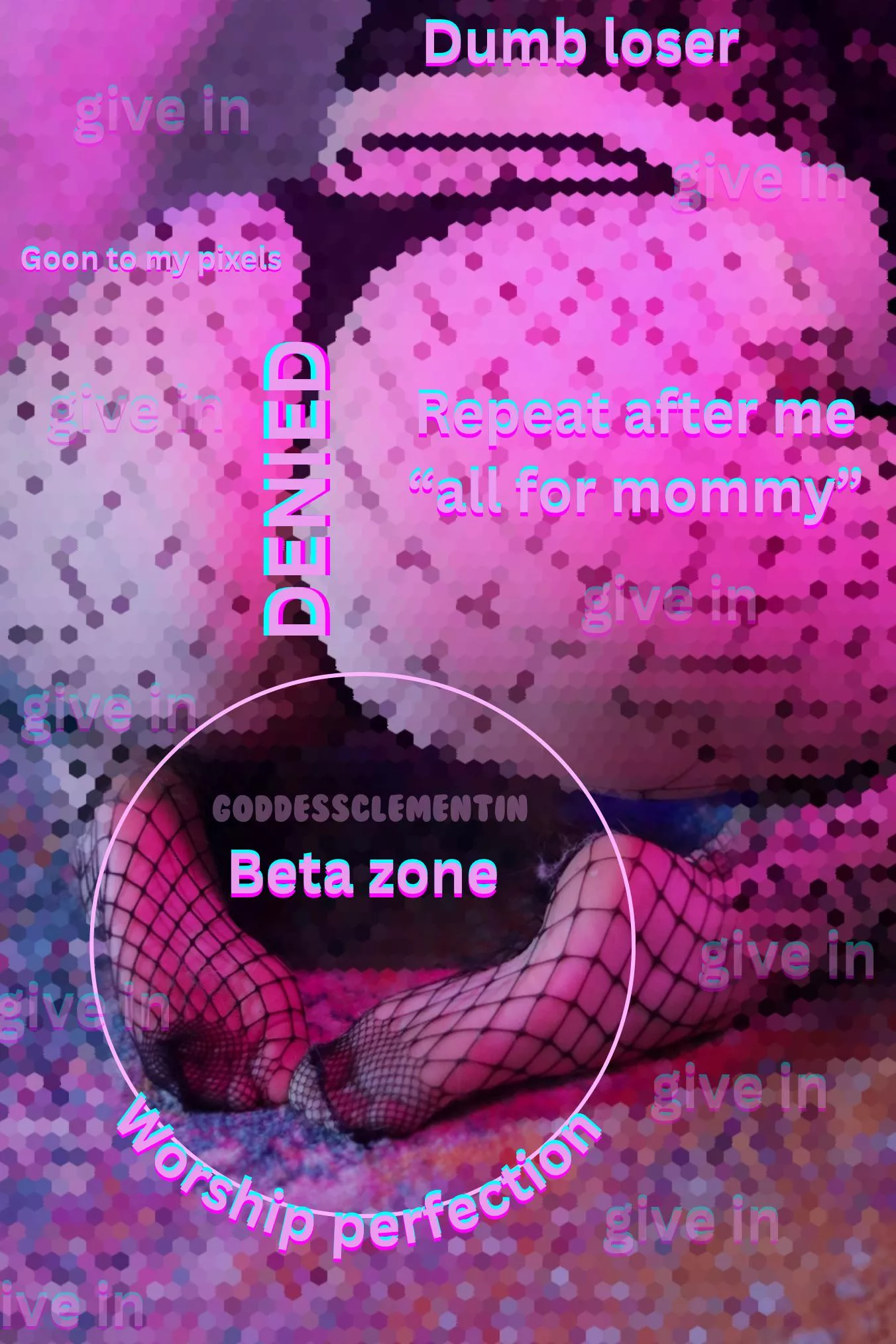 Worshiping my pixels and feet again? You always come crawling back for more, proving once again that you’re an absolute freak. 