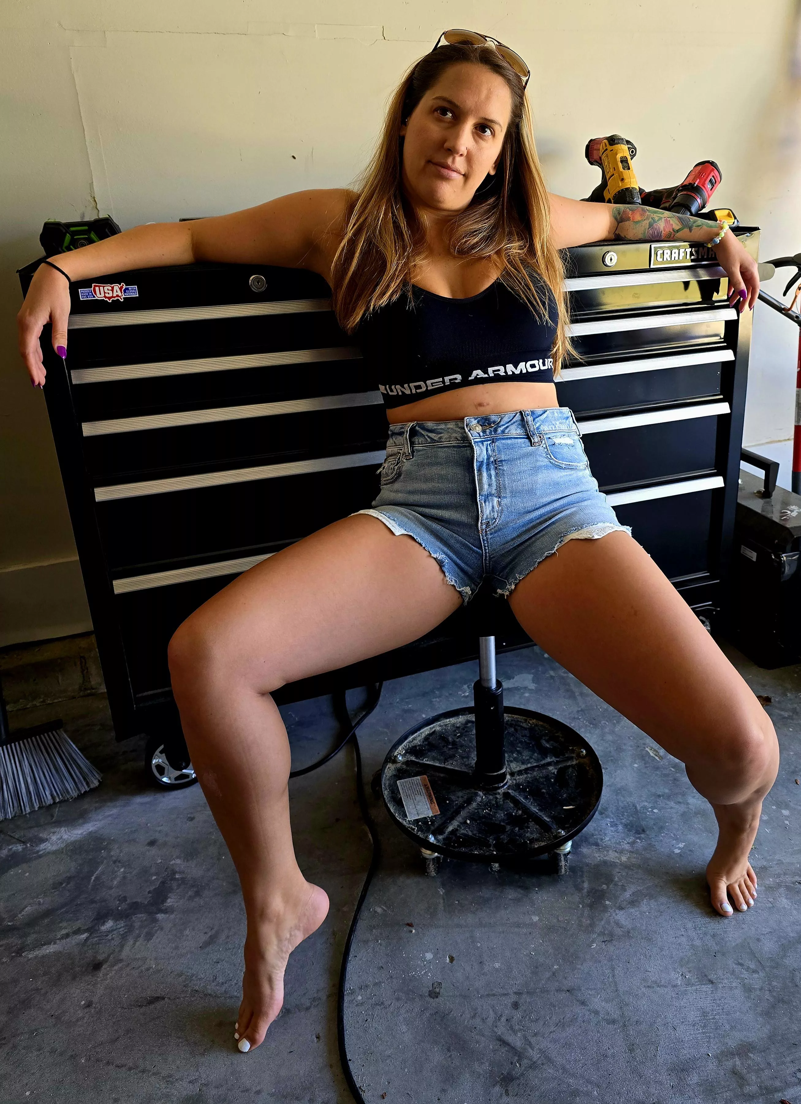 Would you believe by looking at me that I've had 8 guys taking turns using all my holes 