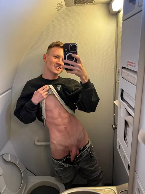 would you lock yourself in the toilet with me?