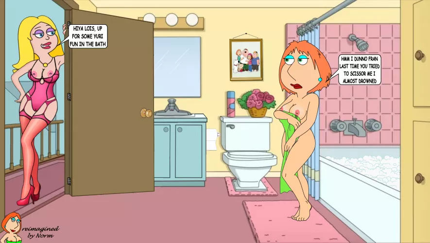 Yuri bath [Lois Griffin,Francine Smith]
