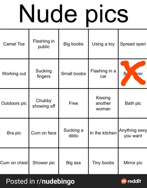 26 [F4F] first bingo card help please 🙏 