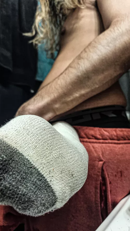 31. After gym sweat stains 