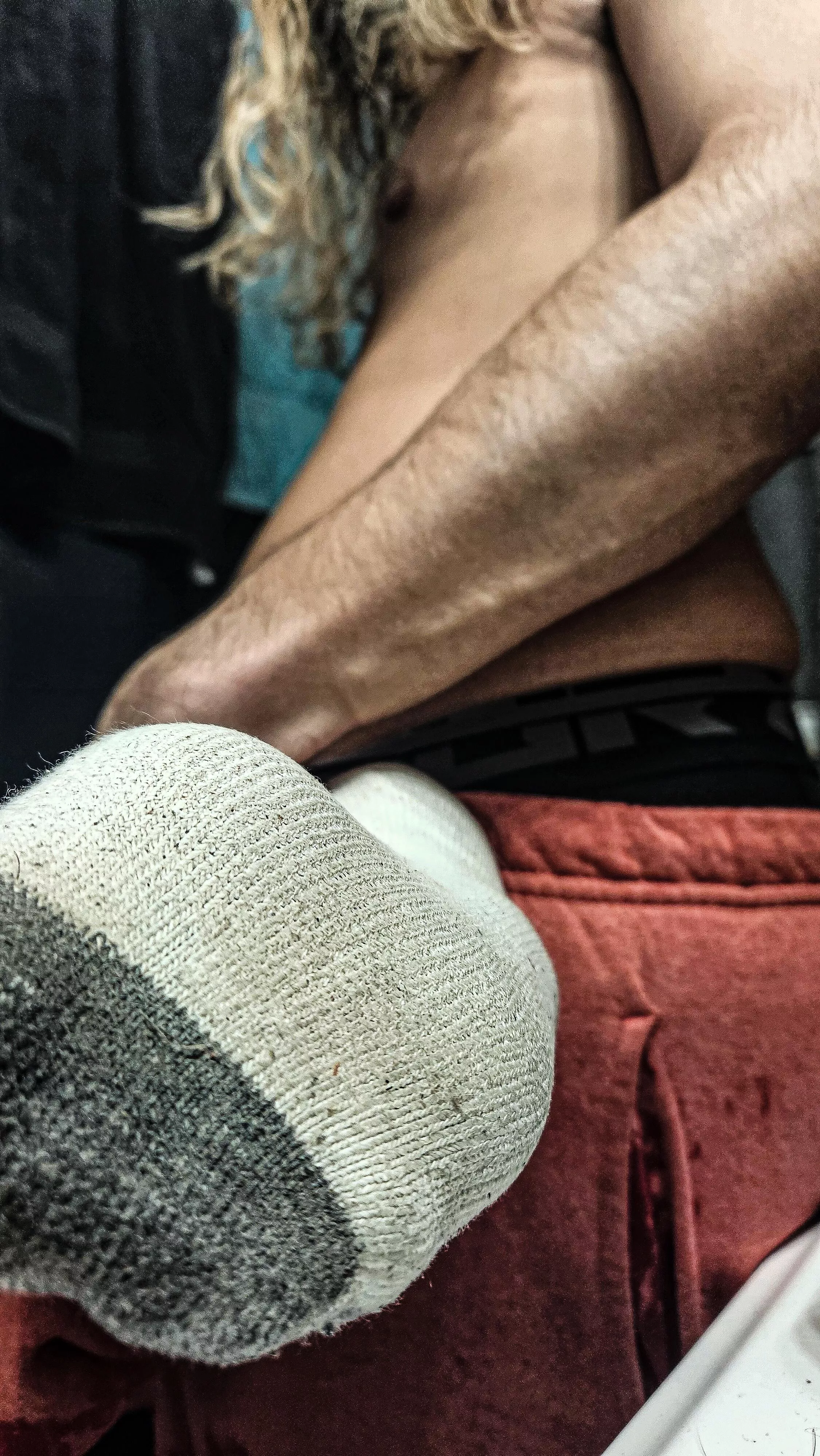 31. After gym sweat stains 