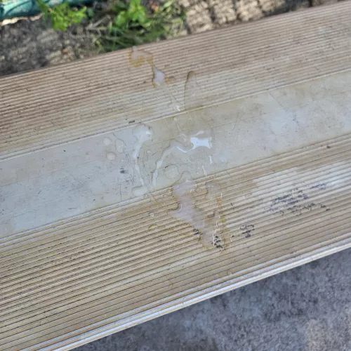 [32] - Came on a dugout bench at the park
