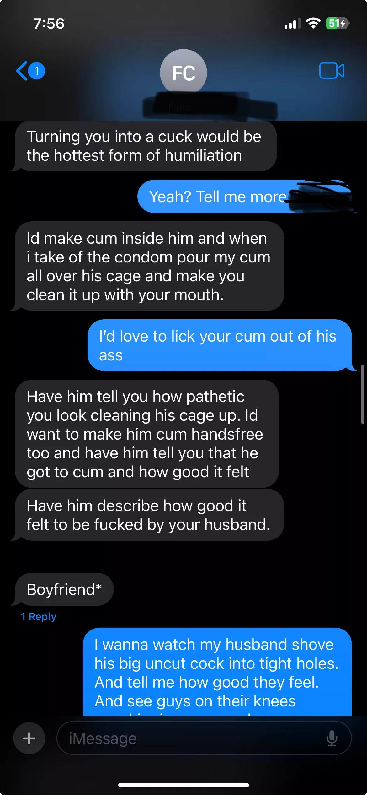 A chat I had with me ex