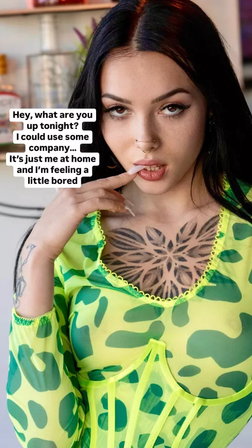 Alone, wanna come over?