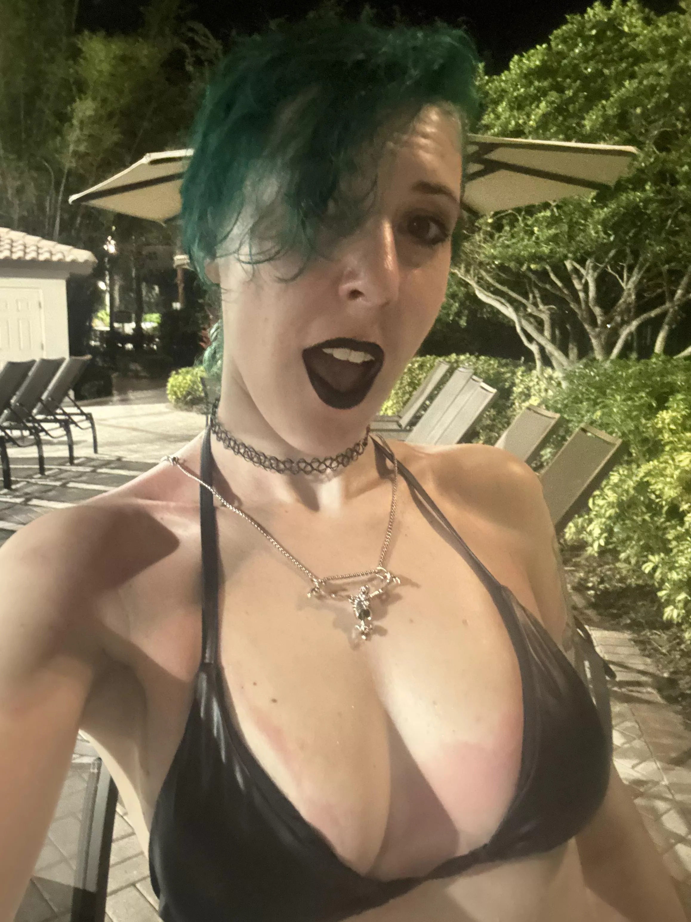 Alt hottie in a bikini