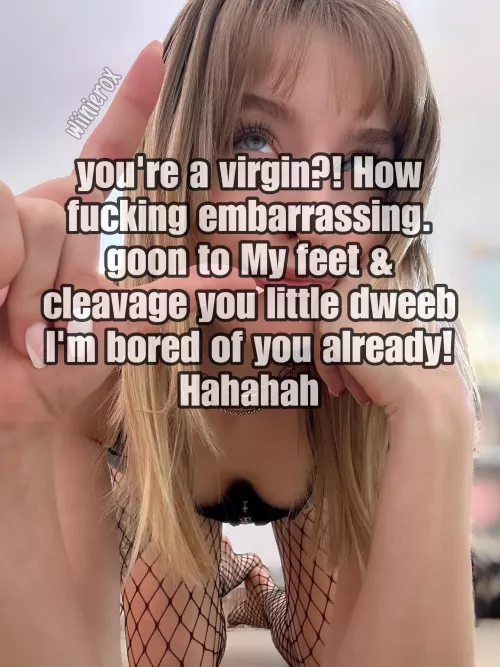 at least you’re MY virgin😈🥰 that counts for something 🤭🥴