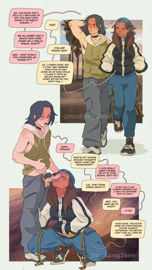 At the skatepark by ‪@nodding2see.bsky.social‬