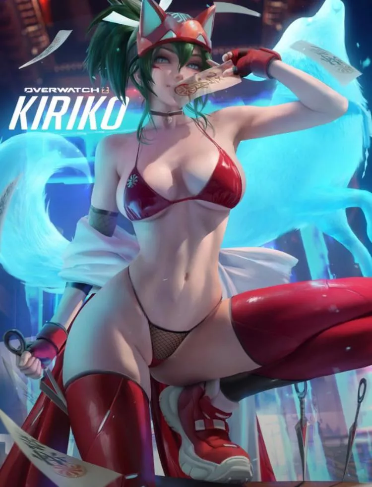 Being a kiriko main and a slut simultaneously is so much fun, it’s all about being sexy while I help my team!