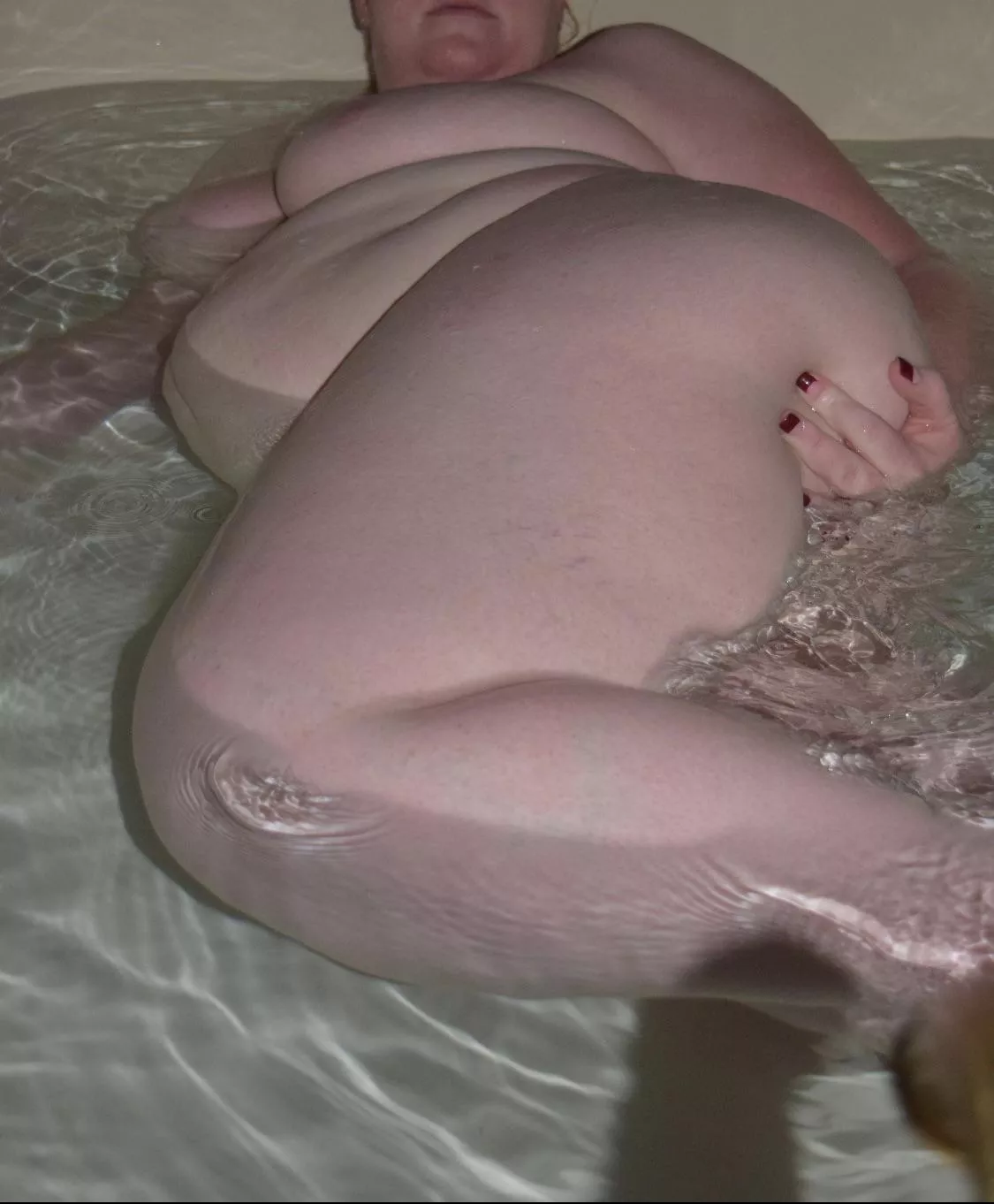 Belly and ass!  Which one are you cumming on??