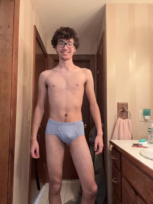 Big smiles for my new Hanes 😀