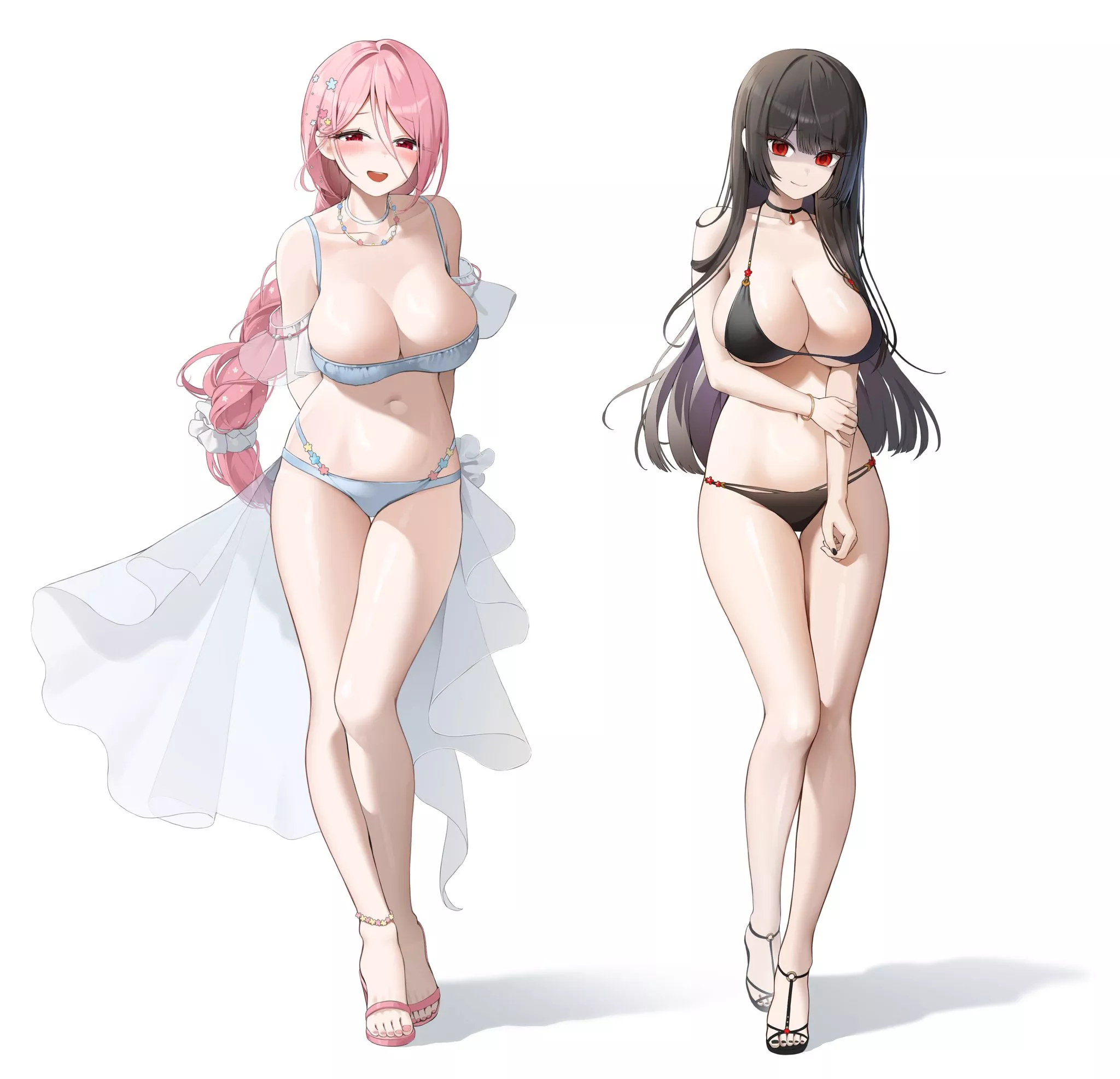 bikini+highheel girls (by jeon-eo konoshiro)